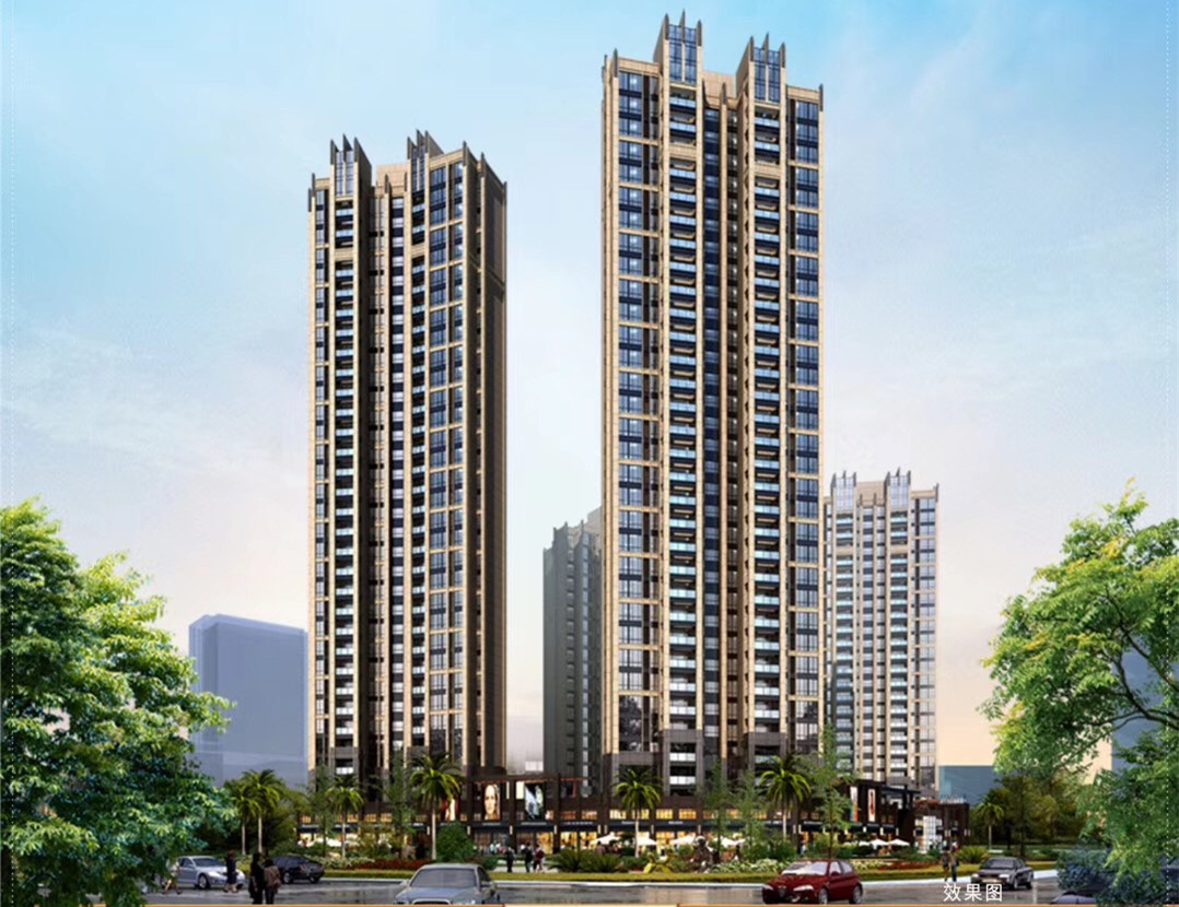 龙岗坪地《美筑华府》4栋大型村委统建楼 地下停车场 均价16000元起