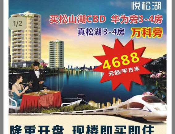 东莞东坑《悦松湖》新盘小产权房盛大开盘 单价4180元起