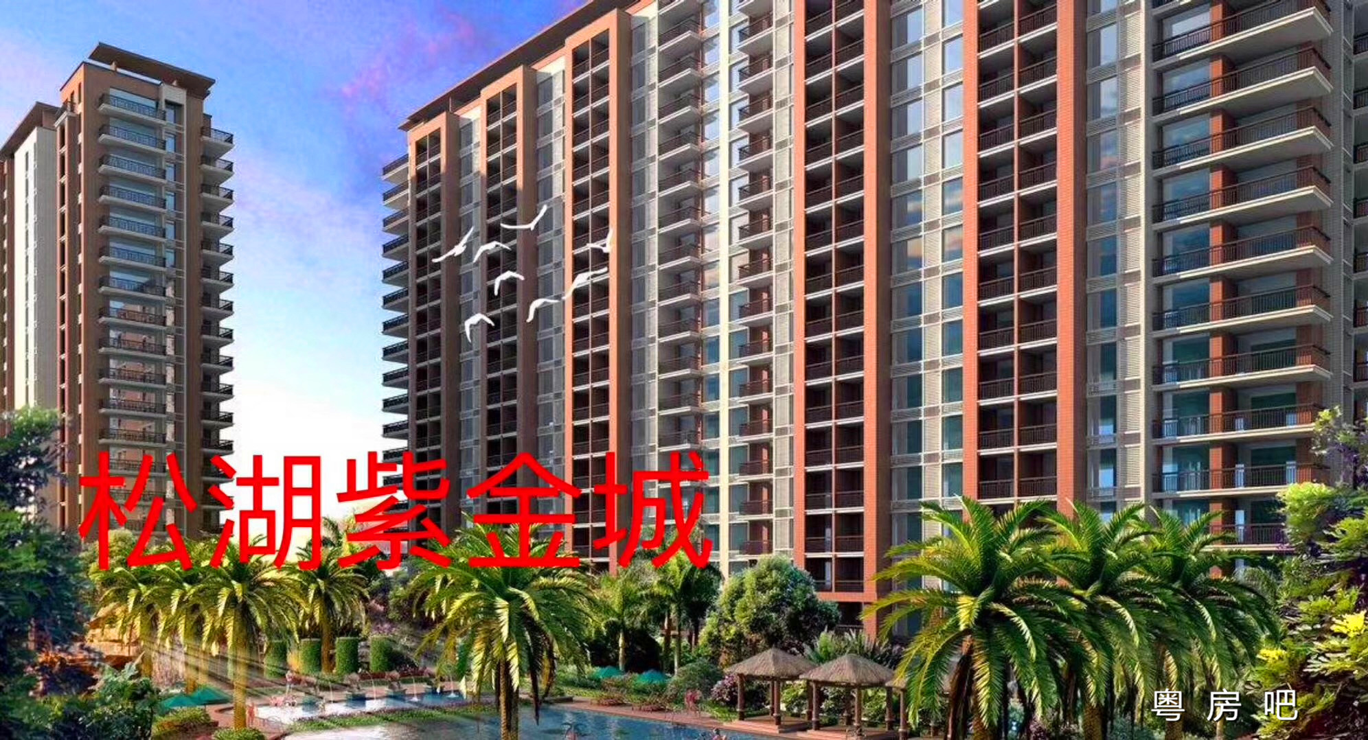 东莞东坑大型统建楼出售—东皇步行街旁边【松湖紫金城】