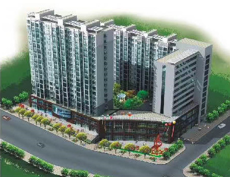 东莞常平还珠沥《锦程花园一期》松湖北 6栋大型花园统建楼 1: 1停车位