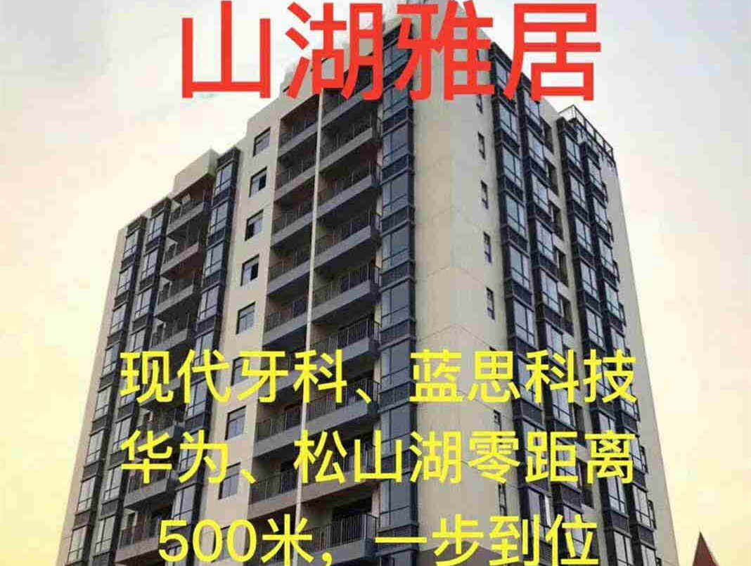 东莞大朗《山湖雅居》小产权房 楼下自带公园和停车场篮球场 