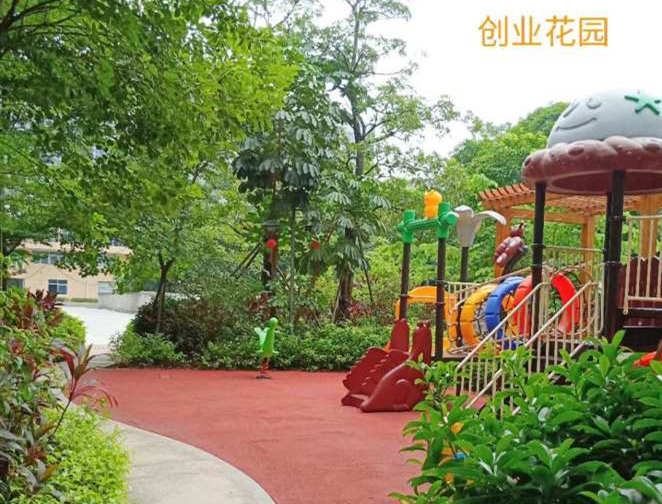 东莞黄江刁朗《创业花园》8栋大型花园小区统建楼 带停车场 电梯洋房 黄金街埔