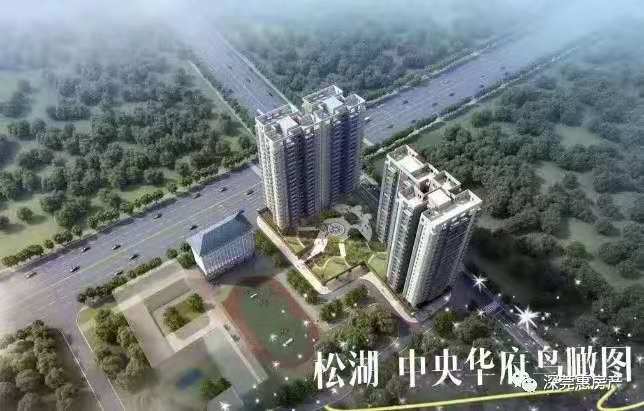 东莞东部桥头大型统建楼《中央华府》四栋带双层车库 空中花园 管道燃气 南北通透大阳台