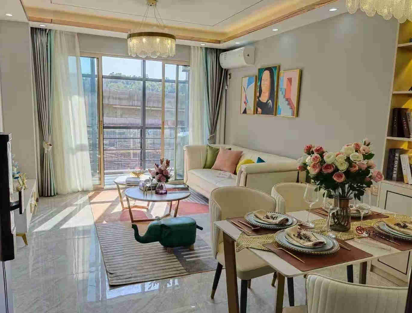 深圳龙华5栋大型花园统建楼《清湖幸福里》大阳台通燃气 双层停车场