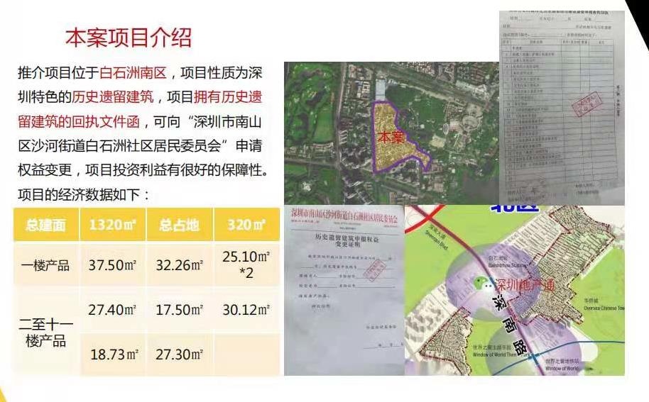 南山世界之窗旁准拆迁房《白石小时代》民水民电 通天然气 总价120万起入住深圳顶级豪宅区