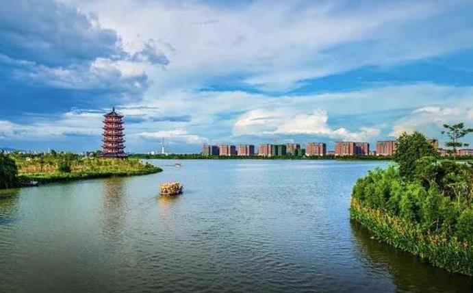 东莞麻涌2栋统建楼《悦湖名居》带室内停车场 华阳湖休闲公园0距离 名校环绕