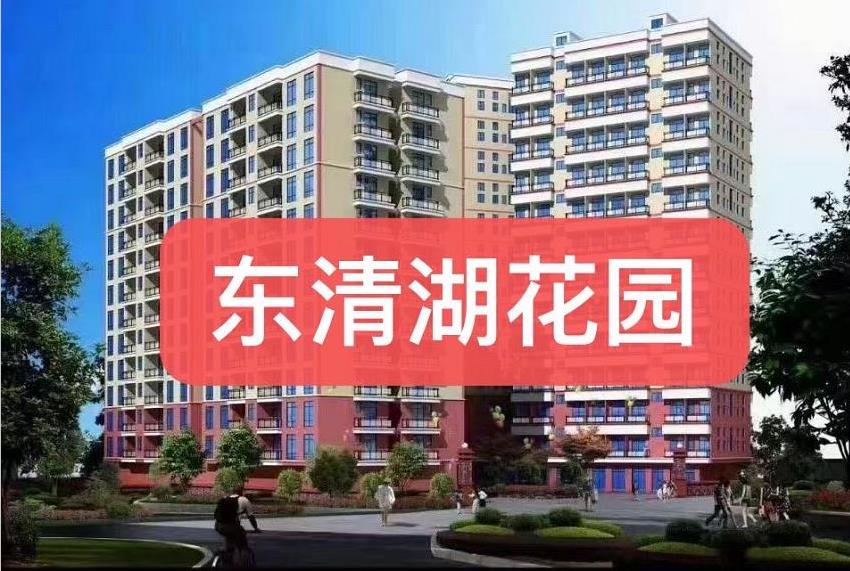 东莞企石小产权房《东清湖花园》四栋小区 大飘窗带停车场  全景湖景 楼下公园 