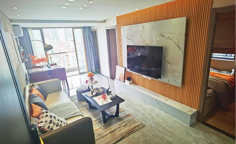 沙井前海空港新区「珠江东岸」双地铁口小产权房 原始户型大阳台 总价48.8万起  