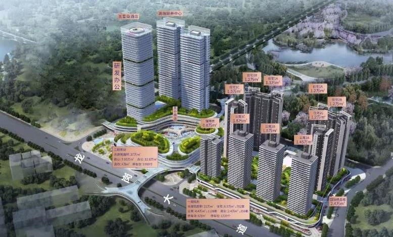 龙岗新生独立红本房「御景园 」70年产权 大阳台双地铁 通燃气带停车场 总价70万起