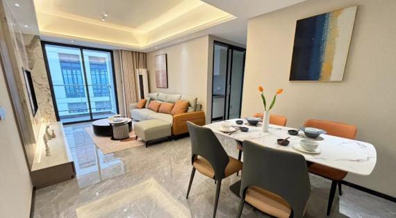 东莞城区万江3栋新盘「城南繁华里」户户双阳台 通燃气带停车场 发绿本 可分期10年 